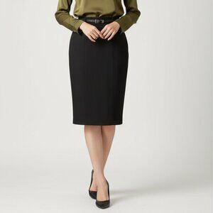 GAP Black Basic Knee Length Pencil Skirt NEW 2